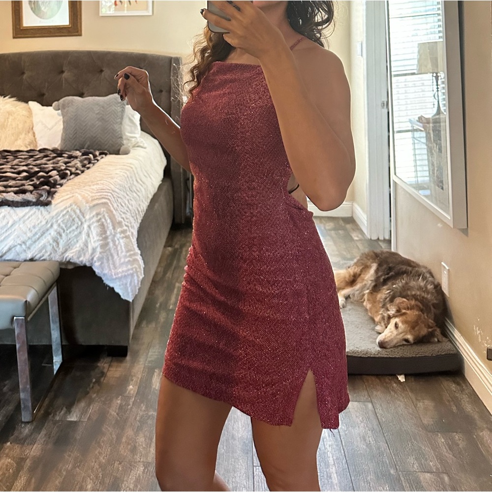 Xoxo Vintage 90s dress size S- Sparkly Pink Snake NWT